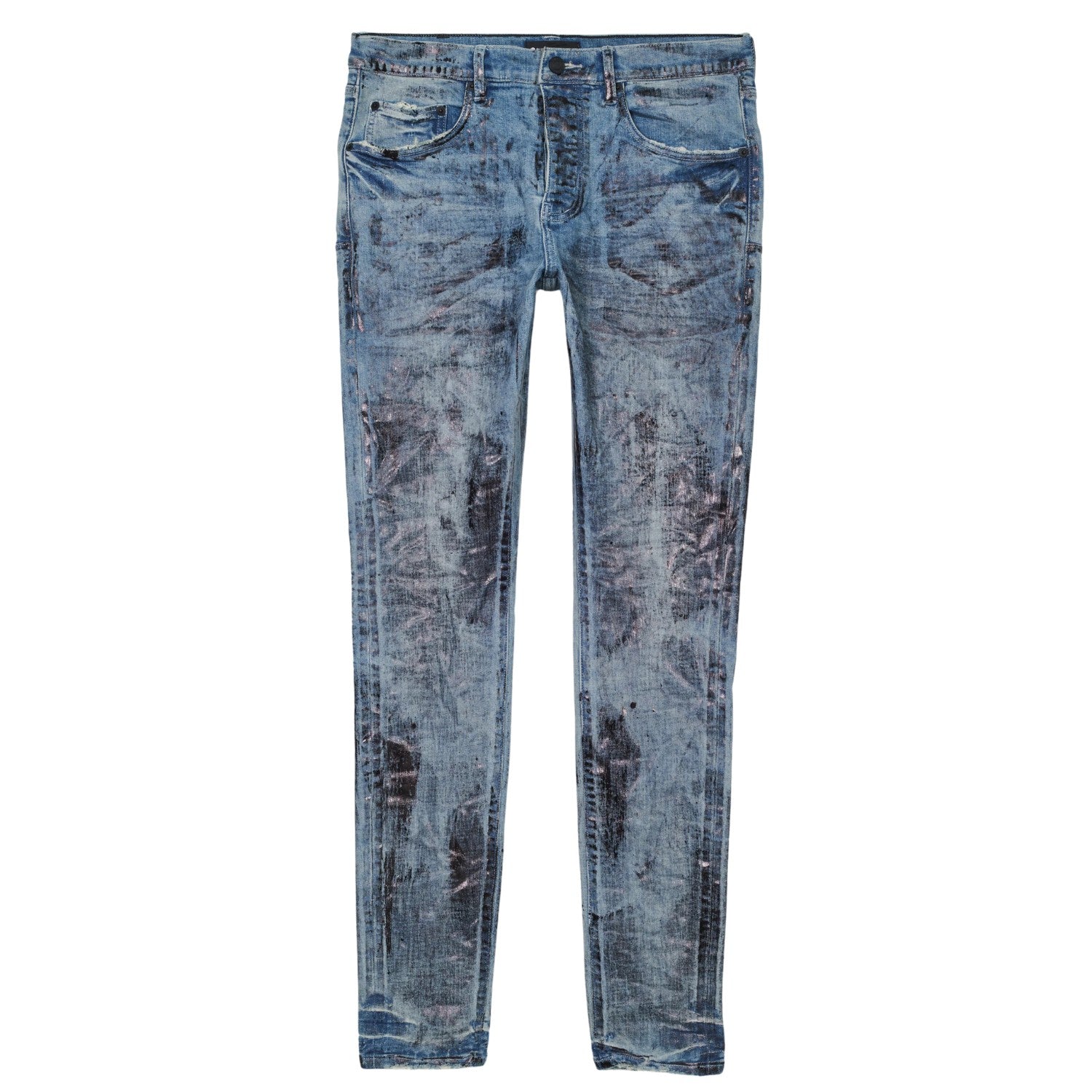 Purple-brand X-ray with Black Foil Jeans Mens Style : P001-IXRB123