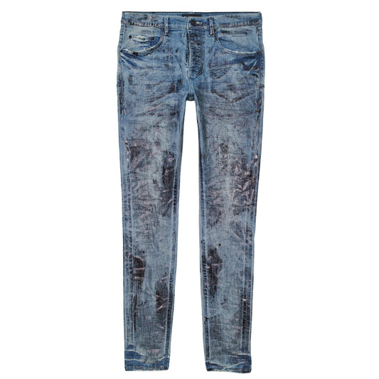 Purple-brand X-ray with Black Foil Jeans Mens Style : P001-IXRB123