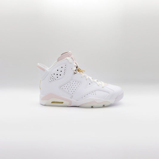 Women's Air Jordan 6, Gold Hoops