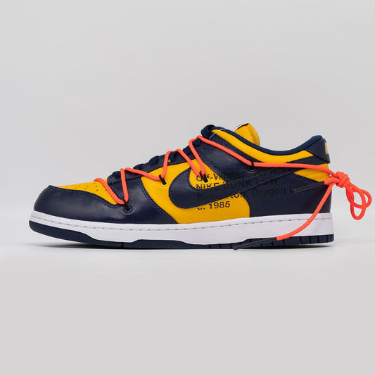 Nike Dunk Low Off-White, University Gold hover image