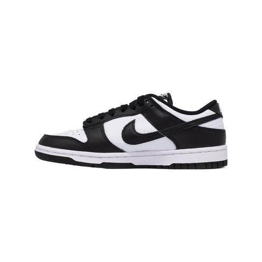 Women's ghost Nike Dunk Low, Black White hover image