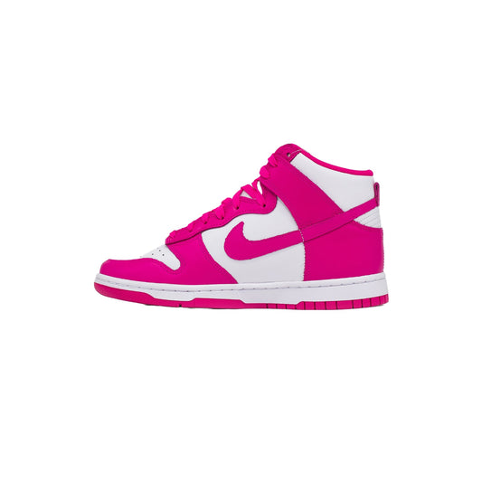 Women's Nike Dunk High, Pink Prime hover image