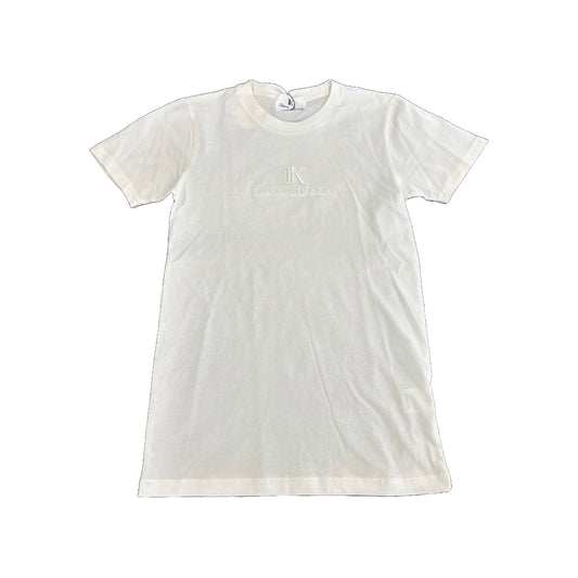Impossible mujer Embroidered Tees, Natural