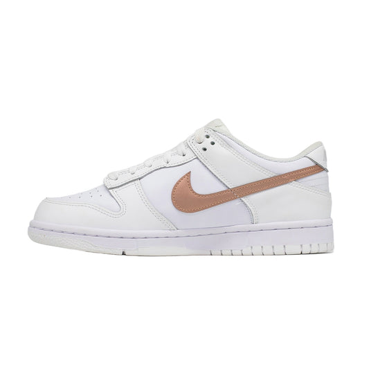 Nike Dunk Low (GS), White Metallic Red Bronze hover image