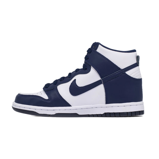 Nike Dunk High (GS), Midnight Navy hover image