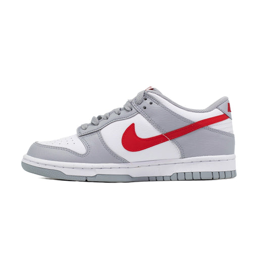 Nike Dunk Low (GS), Grey Red hover image