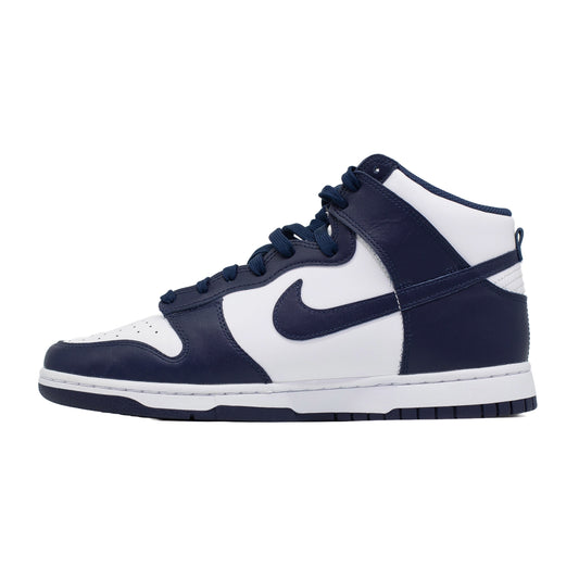 Nike Dunk High, Midnight Navy hover image