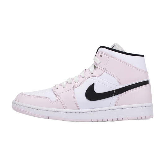 Women's Air Кросівки air jordan retro 1 mid island green, Barely Rose hover image