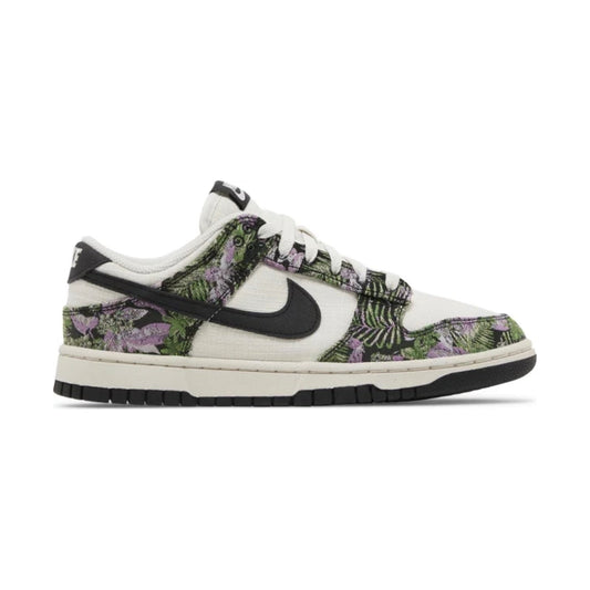 Women's switch nike Dunk Low, Next Nature Floral Tapestry