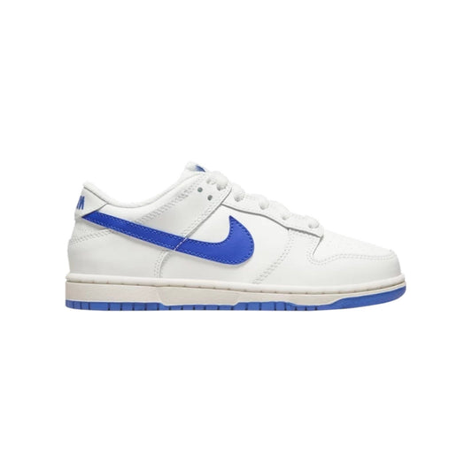 Nike casual Dunk Low (PS), Summit White Hyper Royal