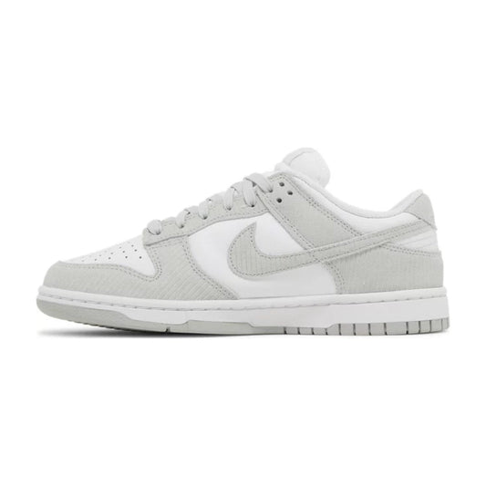 Women's Nike Dunk Low, Light Silver Corduroy hover image