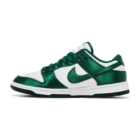 Women's Nike Dunk Low, Satin Green hover image